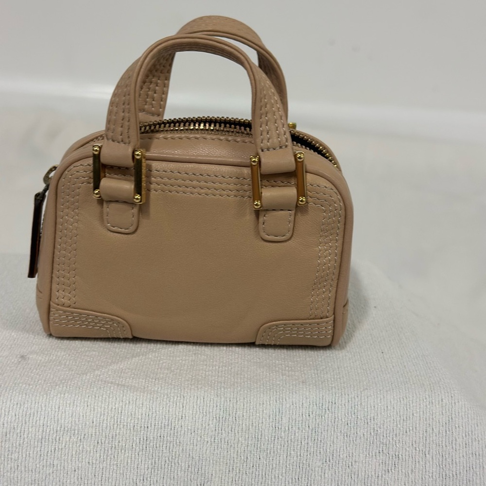 Loewe Tan Mini Bag with Gold Details - Picture 4 of 10